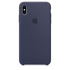 Чохол Apple Silicone Case для iPhone XS Max Midnight Blue (MRWG2)