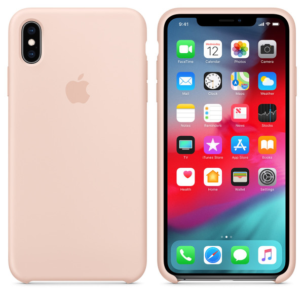 Чехол Apple Silicone Case для iPhone XS Max Pink Sand (MTFD2)