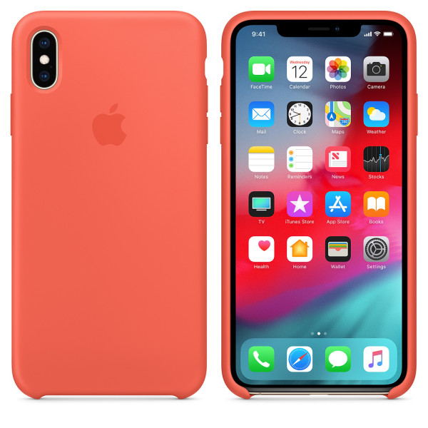 Чехол Apple Silicone Case для iPhone XS Max Nectarine (MTFF2)